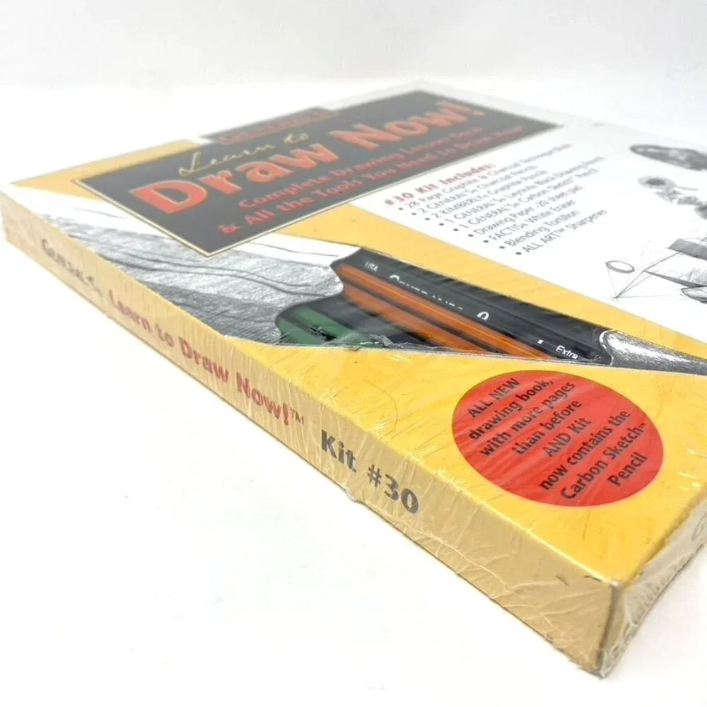 General's Learn To Draw Now! Kit #30 Lesson Book & Tools Beginners & Artists